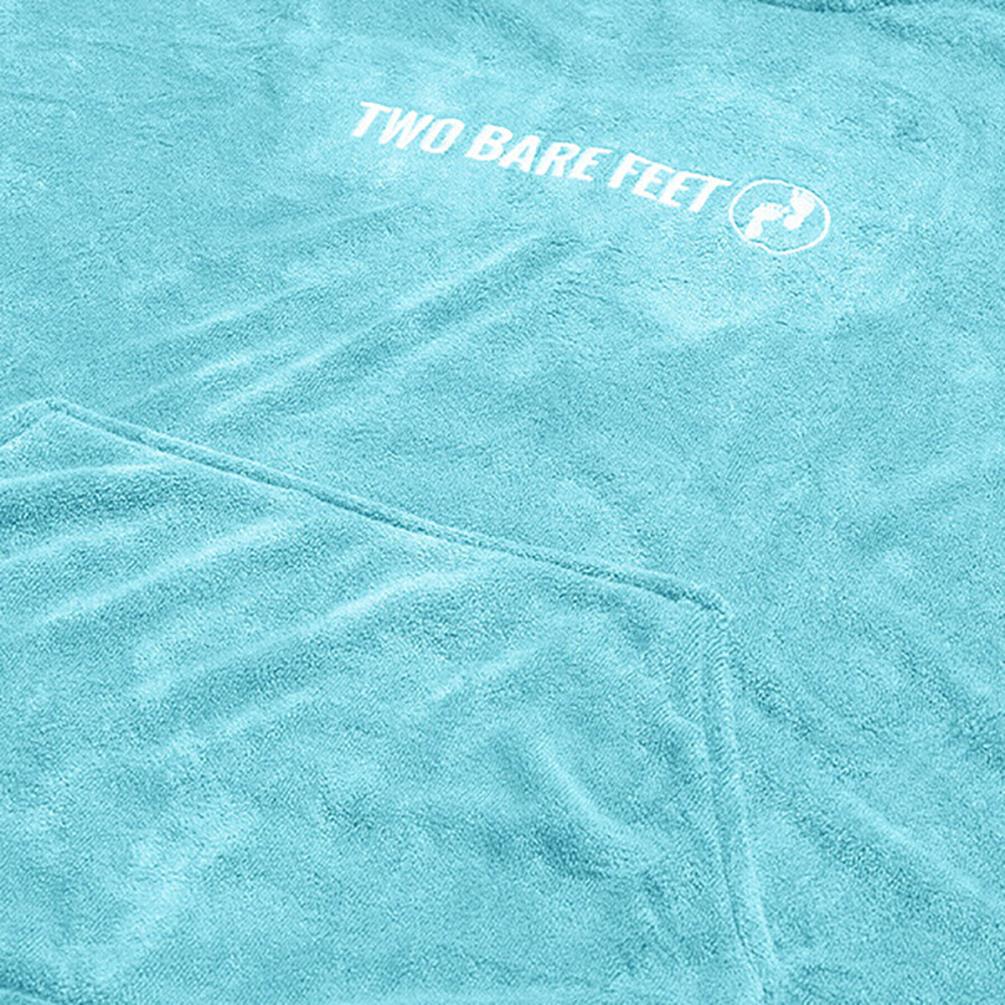 Two Bare Feet Towelling Changing Robe - Aqua Extra Image 2